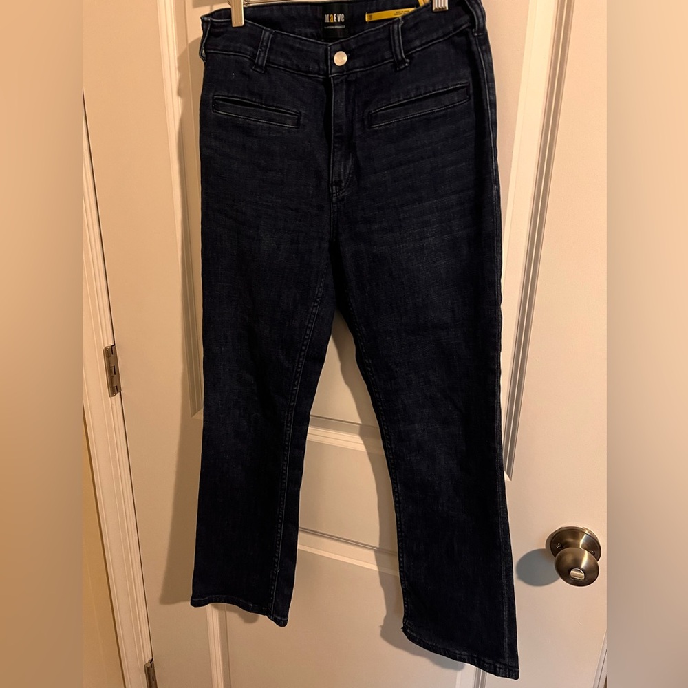 Maeve Anthropologie Jeans Womens 27 Blue Mid Rise Slim Stretch Denim